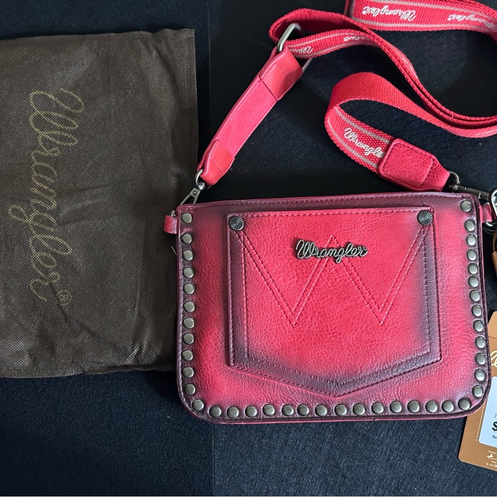 Wrangler Red Studded Women's Bag